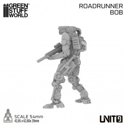 Cyberpunk Unit 9 Figures - Roadrunner Bob 54mm