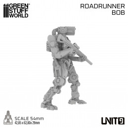 Cyberpunk Unit 9 Figures - Roadrunner Bob 54mm