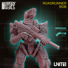 Cyberpunk Unit 9 Figures - Roadrunner Bob 54mm