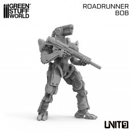 Cyberpunk Unit 9 Figures - Roadrunner Bob 54mm