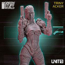 Cyberpunk Unit 9 Figures - Triny Acker 54mm