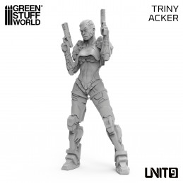 Cyberpunk Unit 9 Figures - Triny Acker 54mm