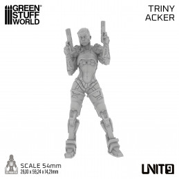 Cyberpunk Unit 9 Figures - Triny Acker 54mm
