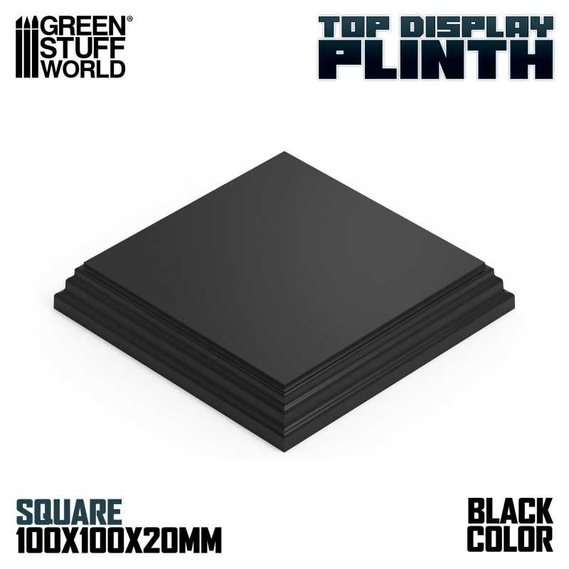 Square Wood display bases 10x10 cm - Black Square Wood display bases 10x10 cm - Black
