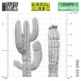 3D printed set - Saguaro Cactus XL | Plants and vegetation