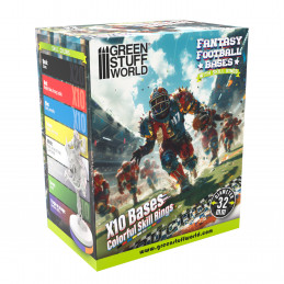 Basette per Blood Bowl compatibili con anelli di abilità | Basi per Blood Bowl compatibili