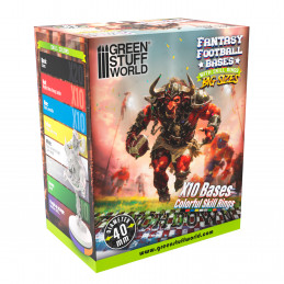 Basette per Blood Bowl compatibili con anelli di abilità | Basi per Blood Bowl compatibili
