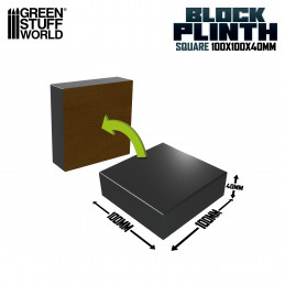 Square plinth 10x10cm | Display Block Plinth
