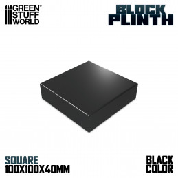 Square plinth 10x10cm | Display Block Plinth