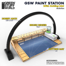 Paint Station with Cutting Mat | Painting station