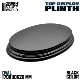 Oval Display Plinth 17x11 cm | Oval Plinths