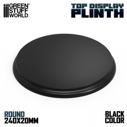 Round Top Display Plinth 240x18mm