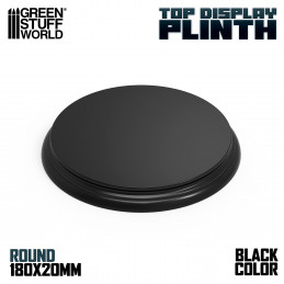 Round Top Display Plinth 180x18 mm