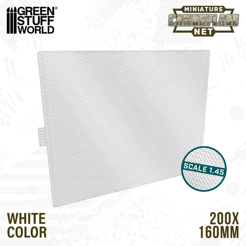 Miniature Camouflage Nets White 1:45 Miniature Camouflage Nets White 1:45