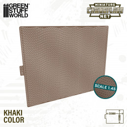 Miniature Camouflage Nets Khaki 1:45