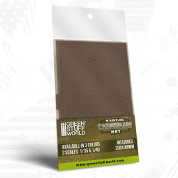Miniature Camouflage Nets Khaki 1:45
