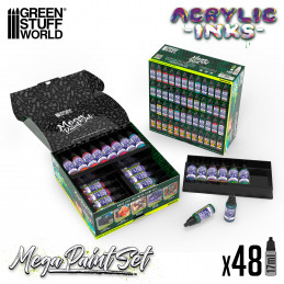Mega Set de Tintas Acrílicas Dipping Inks Sets de Pintura