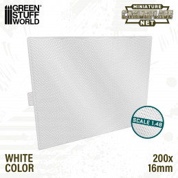 Miniature Camouflage Nets White 1:48
