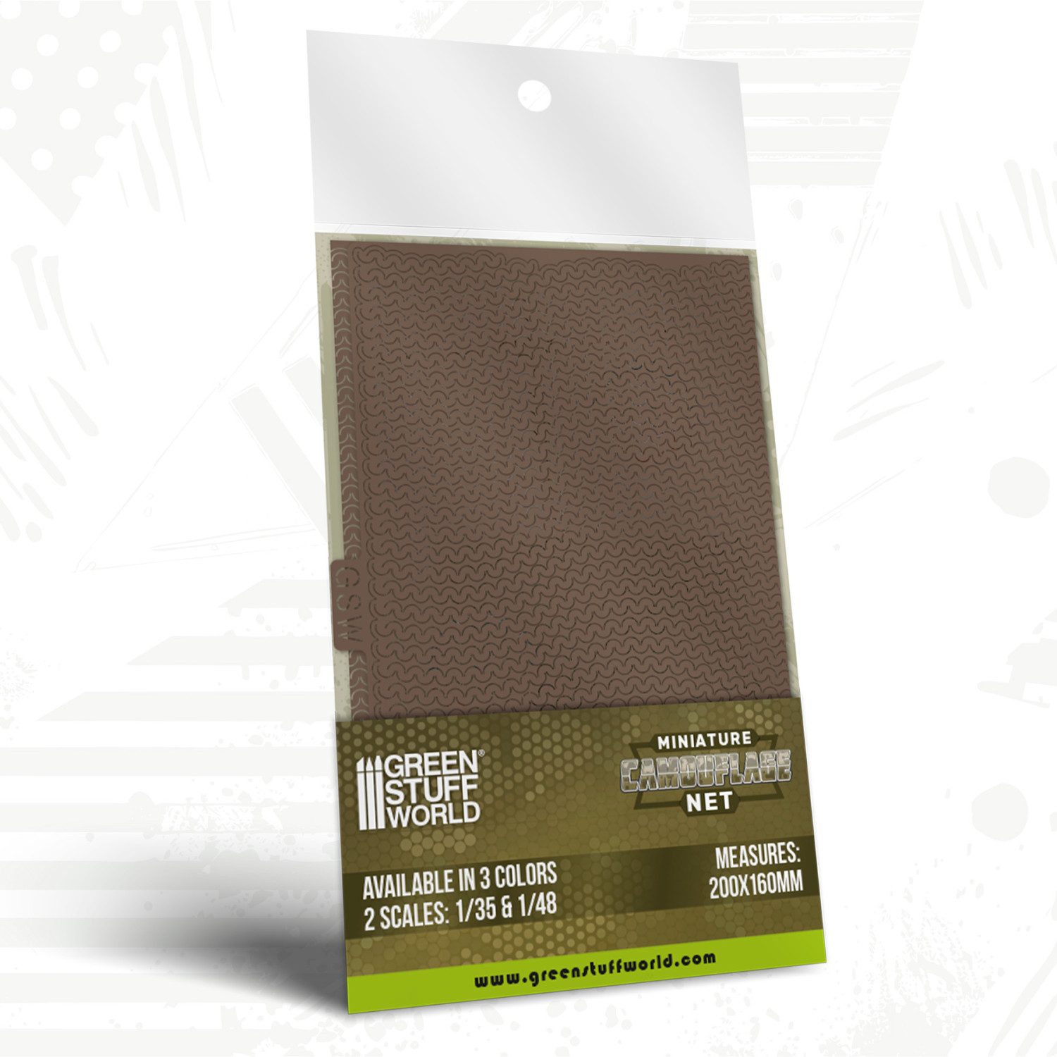 Filets Miniatures Filets de camouflage Kaki 1:48 - GSW