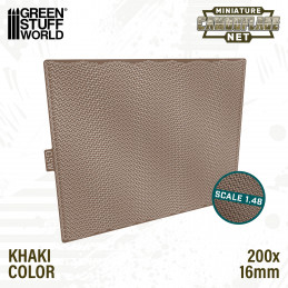 Miniature Camouflage Nets Khaki 1:48