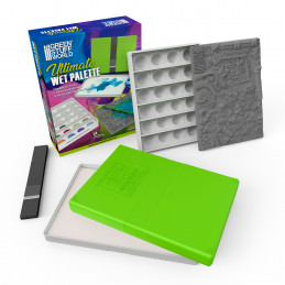 Ultimative Nasspalette von Green Stuff World + Texturpalette + Push-Pop Mischpalette