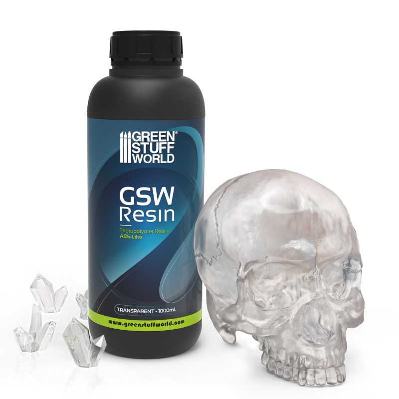 Resin for 3d printers ABS-like Transparent 1L | Clear Resin Resin for 3d printers ABS-like Transparent 1L | Clear Resin