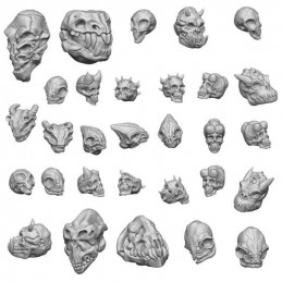 ALIEN Skulls Resin Set