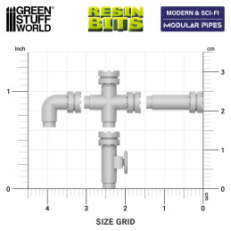 Modulare Rohre für Modellbau 1:48-1:35