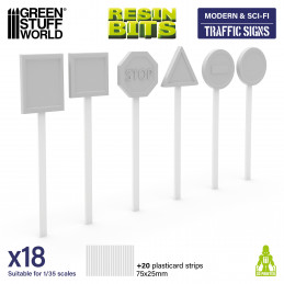 Traffic Signs 1:35 | Street signs for dioramas