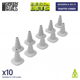 Traffic Cones 1:48 | Safety cones for Wargames