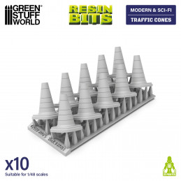 Traffic Cones 1:48 | Safety cones for Wargames