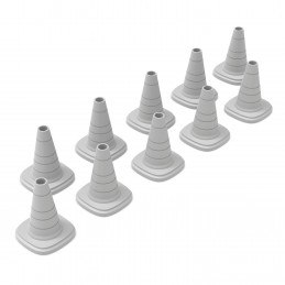 Conos de tráfico 1:48 para Wargames y Dioramas