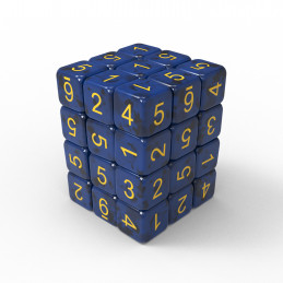 36x D6 12mm Dice - Dark Blue