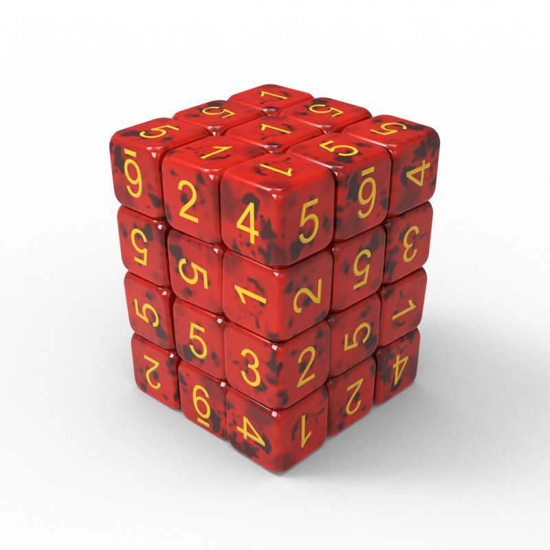 36x D6 12mm Dice - Dark Red 36x D6 12mm Dice - Dark Red