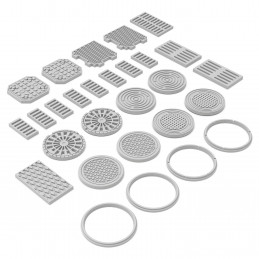Manhole Covers for dioramas 1:48-1:35