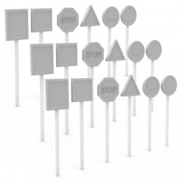 Traffic Signs 1:35 | Street signs for dioramas