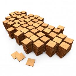 Socles CARRÉS 30mm en MDF (Pack x500)