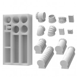 Moldes de Silicona Tuberías Industriales Moldes Escenografia