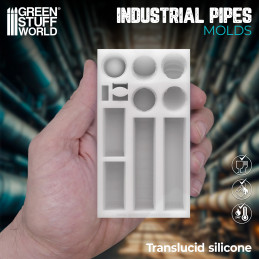 Moldes de Silicona Tuberías Industriales Moldes Escenografia