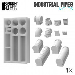MOULES en Silicone - Tubes Industriels | Moules pour Décors
