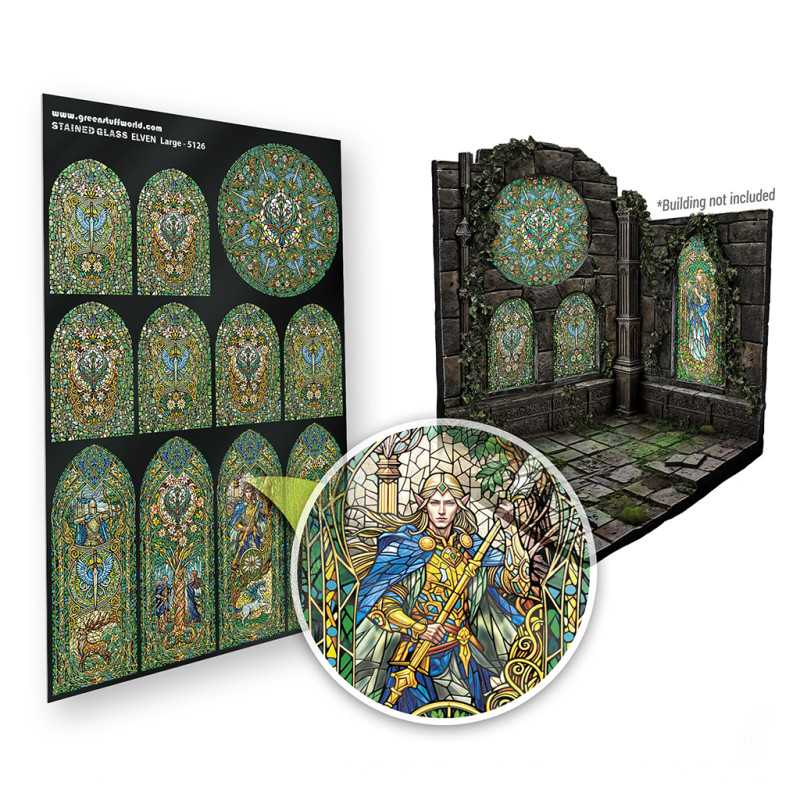 Vitraux Miniatures - Elfiques - Grandes Vitraux Miniatures - Elfiques - Grandes