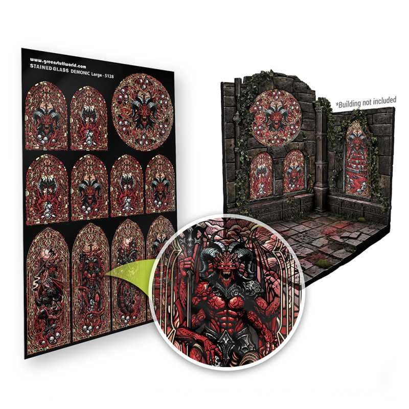 Demonic Stained Glass - Large Demonic Stained Glass - Large