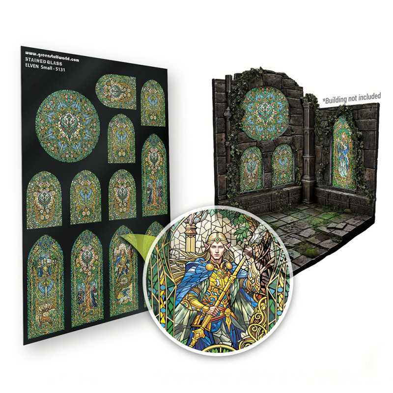 Elven Stained Glass - Small Elven Stained Glass - Small