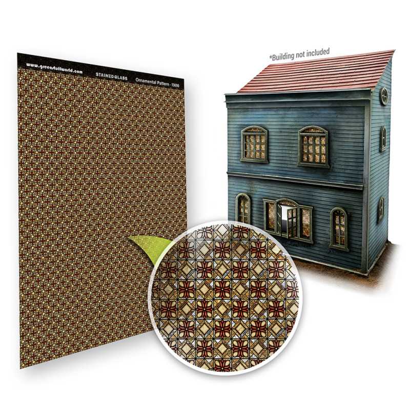 Vitraux Miniatures - Motif ornemental Vitraux Miniatures - Motif ornemental