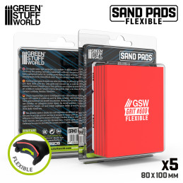 Flexible Sanding Pads 600 grit | Flexible Sanding Blocks