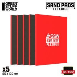 Flexible Sanding Pads 600 grit | Flexible Sanding Blocks