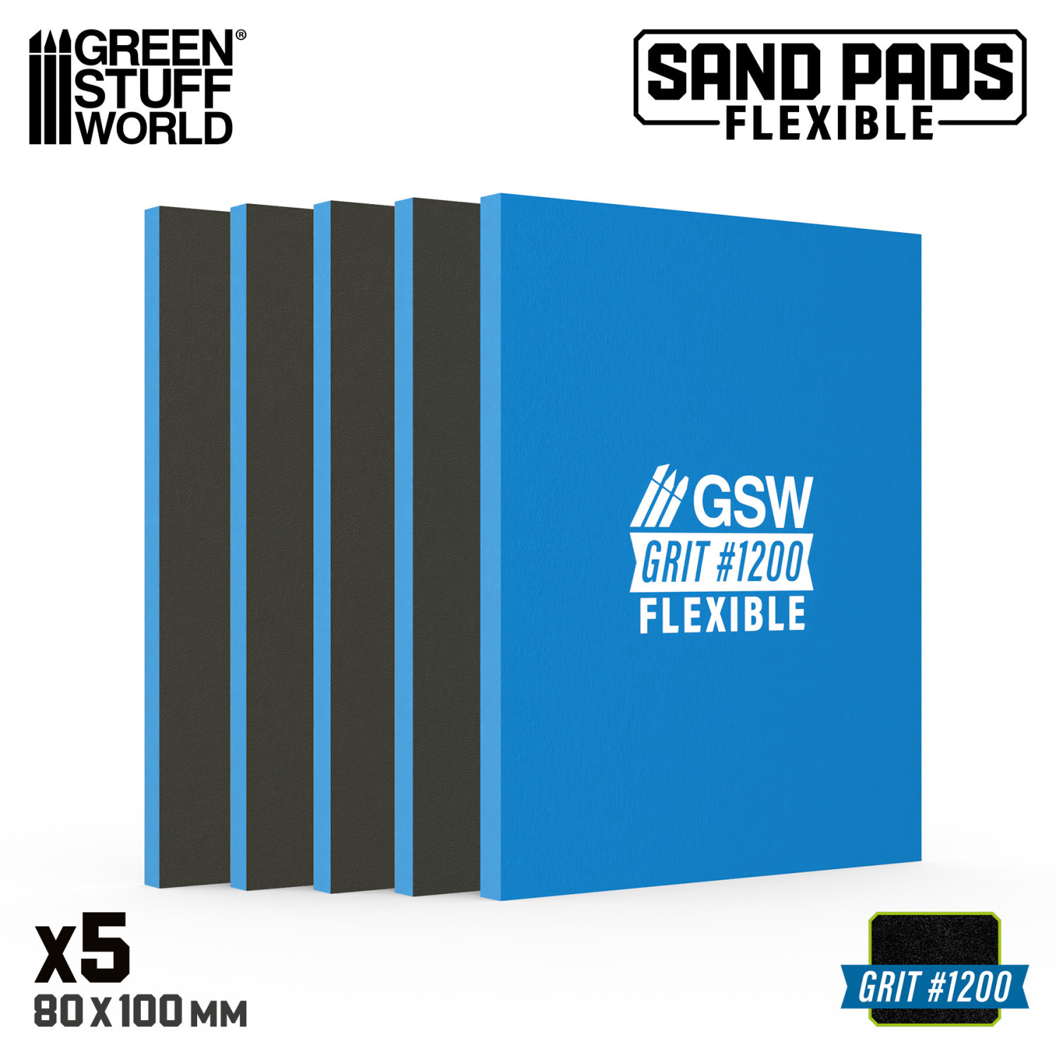 Flexible Sanding Pads 1200 grit | Flexible Sanding Blocks