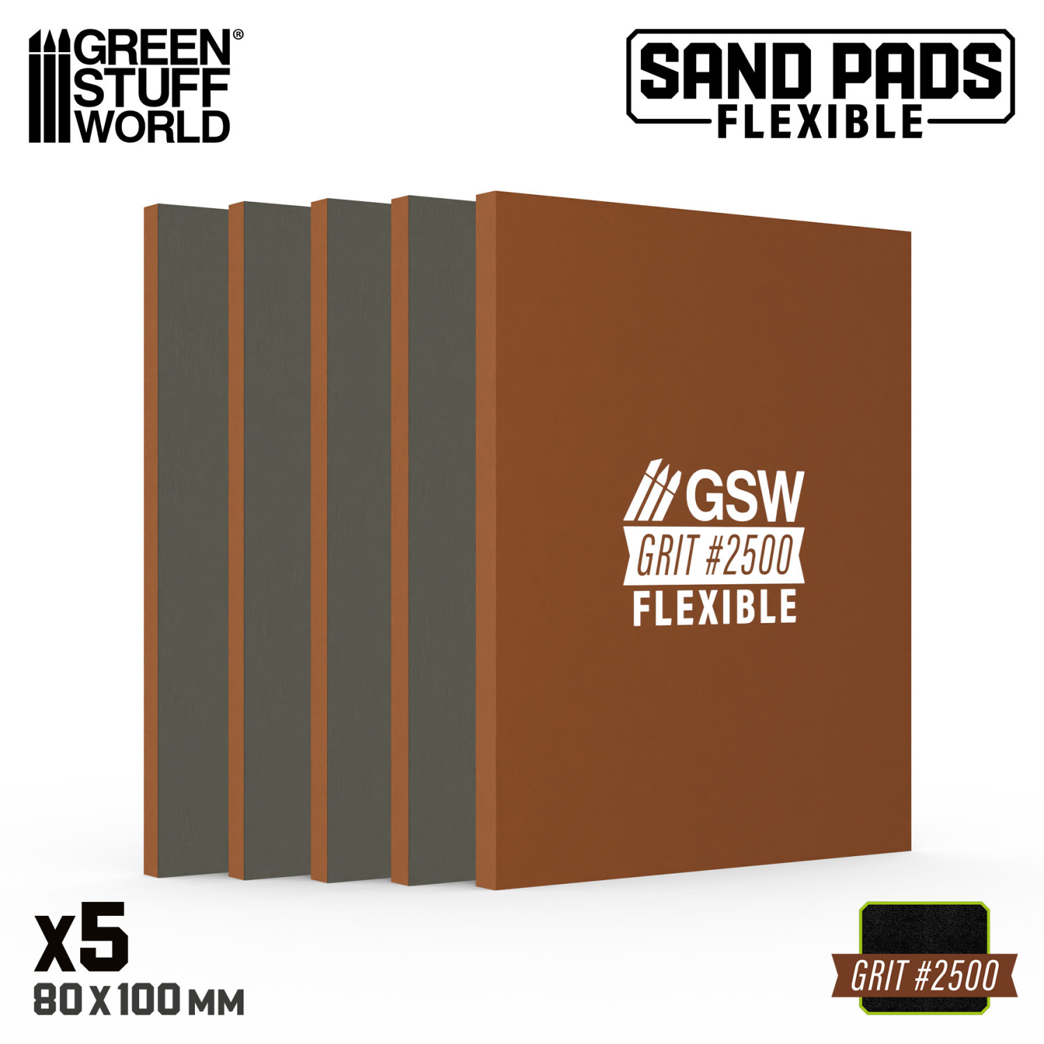 Flexible Sanding Pads 2500 grit | Flexible Sanding Blocks