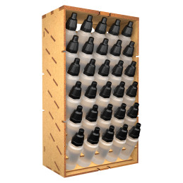 Organizzatore Verticale per Colori 17ml - LITE | Legno MDF