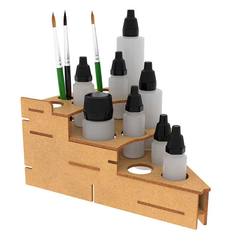 Présentoir Modulaire pour Peinture - RAYON | Bois MDF Présentoir Modulaire pour Peinture - RAYON | Bois MDF